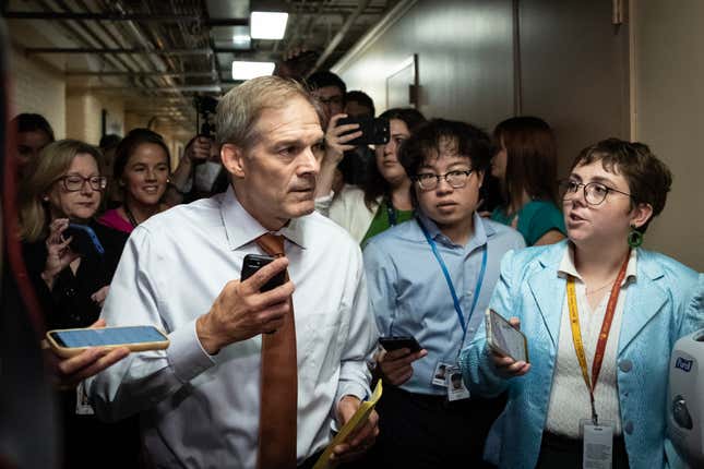 Jim Jordan is being allowed to sidestep some important questions.