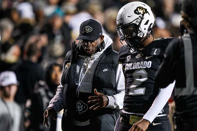 Image for article titled Deion Sanders’ first season at CU crescendos with a 56-14 loss to Wazzu