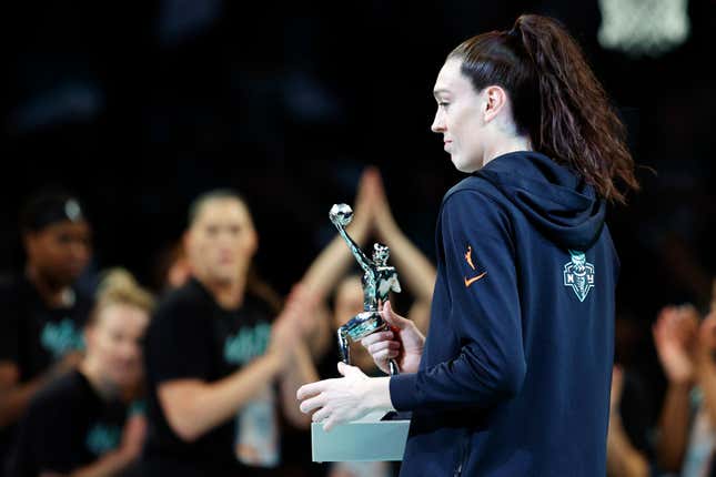 Breanna Stewart was awarded the 2023 Kia WNBA Most Valuable Player